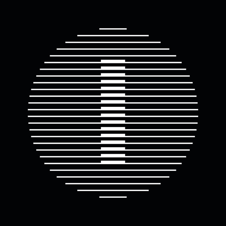 An artistic presentation of the letter 'i'